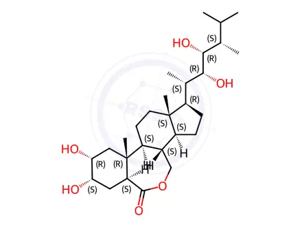 Chemical structure of Brassinolide