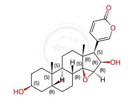 Chemical structure of Desacetylcinobufagin
