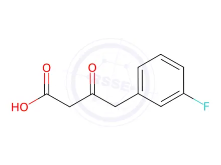 Chemical structure of 3-Oxo-4-(3-fluorophenyl)butanoic acid