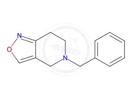 Chemical structure of 5-benzyl-4,5,6,7-tetrahydroisoxazolo[4,3-c]pyridine