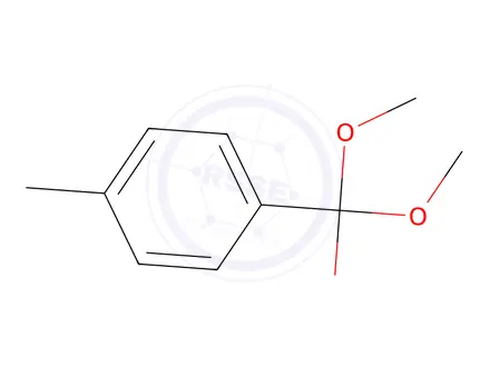 Chemical structure of 1-Methyl-4-(trimethoxymethyl)benzene