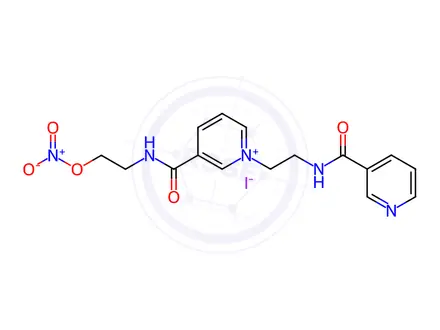 Chemical structure of Nicorandil Dimer Iodide