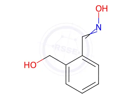 Chemical structure of Benzaldehyde, 2-(hydroxymethyl)-, oxime (9CI)
