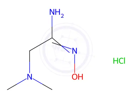 Chemical structure of 2-(Dimethylamino)-N-hydroxyacetimidamide Hydrochloride