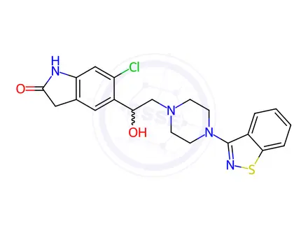 Chemical structure of Ziprasidone Hydrochloride Impurity 7