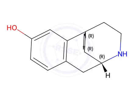Chemical structure of Norlevorphanol