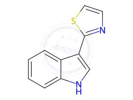 Chemical structure of camalexin