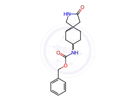 Chemical structure of benzyl (3-oxo-2-azaspiro[4.5]decan-8-yl)carbamate