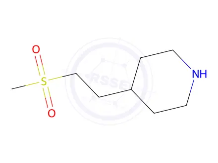 Chemical structure of 4-(2-(Methylsulfonyl)ethyl)piperidine