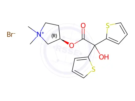 Chemical structure of Tiotropium Bromide Impurity 62