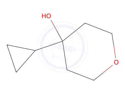 Chemical structure of 4-Cyclopropyltetrahydro-2H-pyran-4-ol