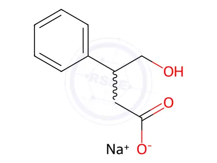 Chemical structure of Sodium 4-hydroxy-3-phenylbutanoate
