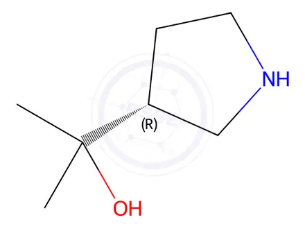 Chemical structure of (R)-2-(3-Pyrrolidinyl)-2-propanol