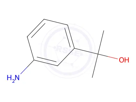 Chemical structure of 2-(3-aminophenyl)propan-2-ol