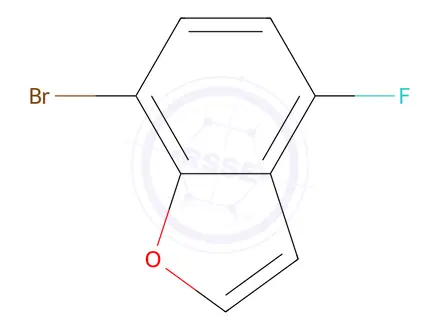 Chemical structure of 4-Fluoro-7-bromobenzofuran