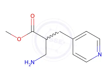 Chemical structure of methyl 3-amino-2-(pyridin-4-ylmethyl)propanoate dihydrochloride