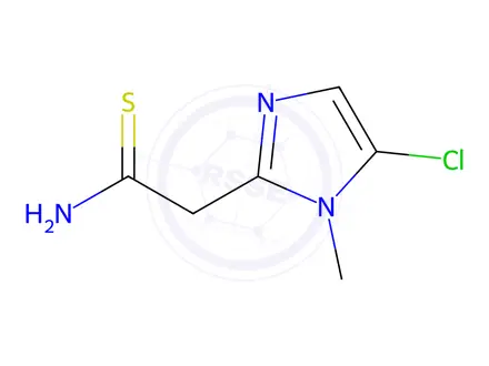 Chemical structure of 2-(5-Chloro-1-methyl-1h-imidazol-2-yl)ethanethioamide