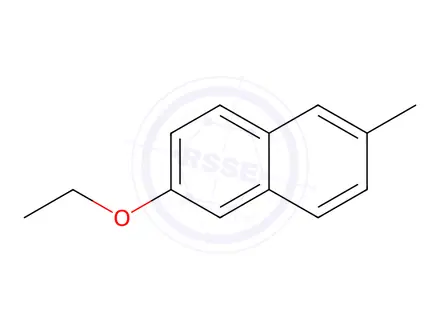 Chemical structure of Naphthalene, 2-ethoxy-6-methyl-(9CI)