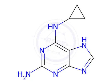 Chemical structure of Cyclopropyl Diaminopurine Abacavir