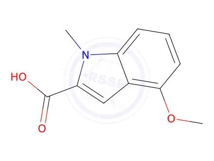 Chemical structure of 4-Methoxy-1-methyl-1h-indole-2-carboxylic acid