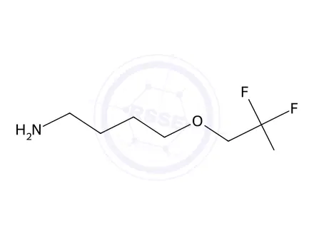 Chemical structure of 4-(2,2,2-trifluoroethoxy)butan-1-amine