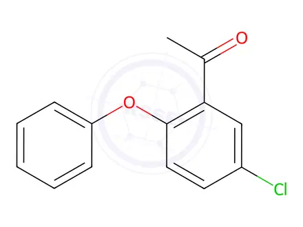 Chemical structure of 1-(5-Chloro-2-Phenoxyphenyl)Ethanone