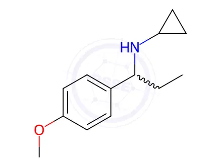 Chemical structure of n-(1-(4-Methoxyphenyl)propyl)cyclopropanamine