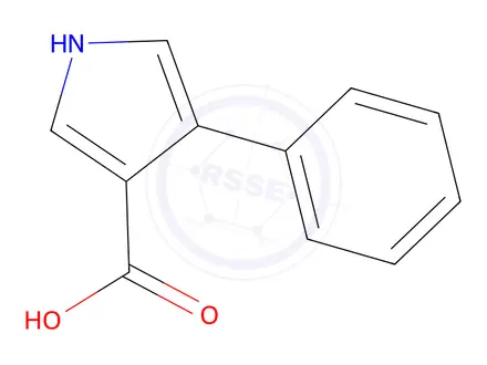 Chemical structure of 4-Phenyl-1H-pyrrole-3-carboxylic Acid