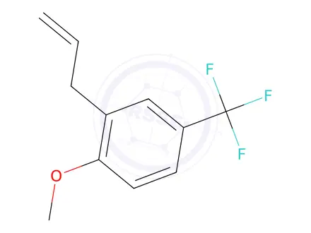 Chemical structure of 2-Allyl-1-methoxy-4-(trifluoromethyl)benzene