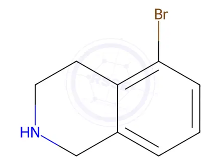 Chemical structure of 5-Bromo-1,2,3,4-tetrahydroisoquinoline