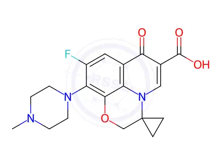 Chemical structure of Levofloxacin Impurity 160