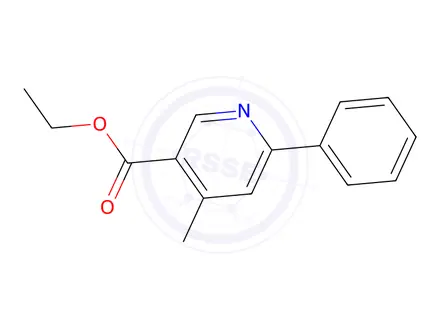 Chemical structure of Ethyl 4-methyl-6-phenylnicotinate