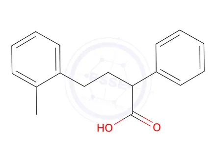 Chemical structure of 4-(2-Methylphenyl)-2-phenylbutanoic acid