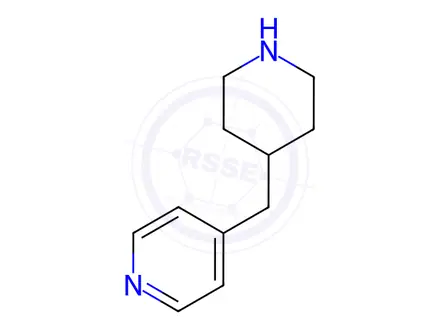 Chemical structure of 4-(piperidin-4-ylmethyl)pyridine