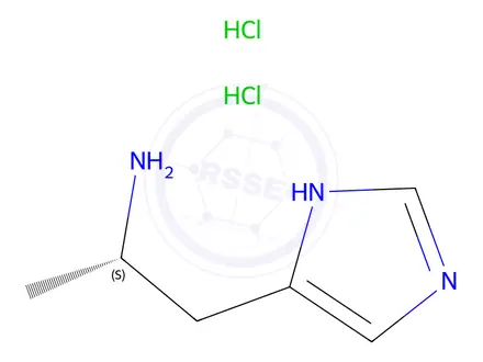 Chemical structure of S-(+)-2-(1H-Imidazol-4-yl)-1-methyl-ethylamine hydrochloride
