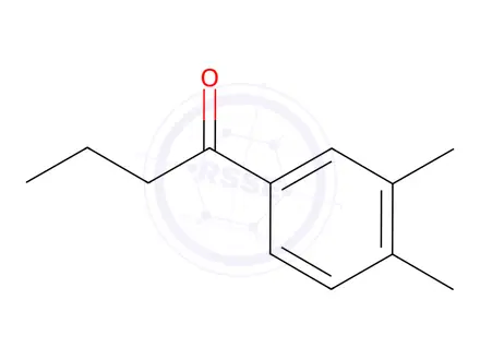 Chemical structure of 1-(3,4-Dimethylphenyl)butan-1-one