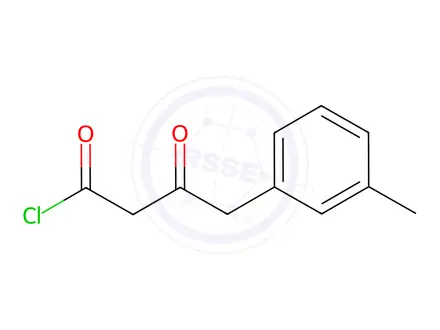 Chemical structure of 3-Oxo-4-(3-methylphenyl)butanoyl chloride