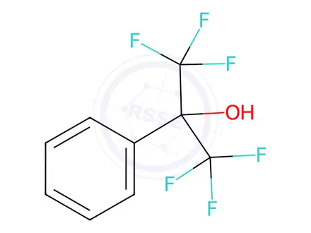 Chemical structure of 1,1,1,3,3,3-Hexafluoro-2-Phenylpropan-2-Ol