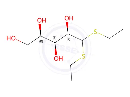 Chemical structure of (2R,3S,4R)-5,5-bis(ethylthio)pentane-1,2,3,4-tetraol