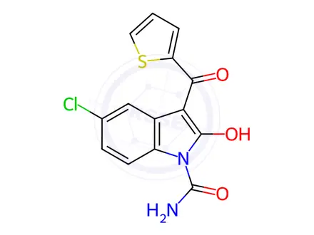 Chemical structure of Tenidap