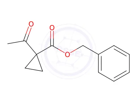 Chemical structure of Benzyl 1-acetylcyclopropane-1-carboxylate