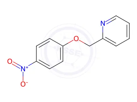 Chemical structure of 2-((4-NITROPHENOXY)METHYL)PYRIDINE