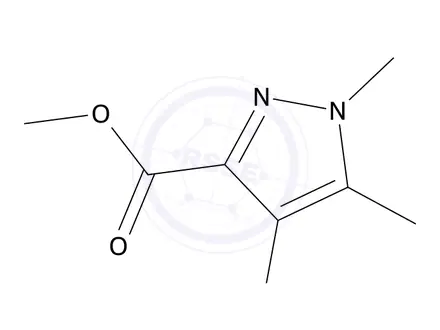 Chemical structure of Methyl 4-chloro-1,5-dimethyl-1H-pyrazole-3-carboxylate