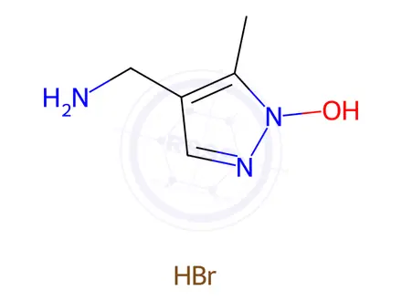 Chemical structure of 4-(Aminomethyl)-5-methyl-1H-pyrazol-1-ol hydrobromide