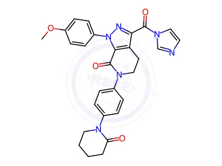 Chemical structure of Apixaban Impurity 53 (1629218-34-3)