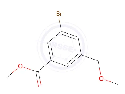 Chemical structure of METHYL 3-BROMO-5-(METHOXYMETHYL)BENZOATE