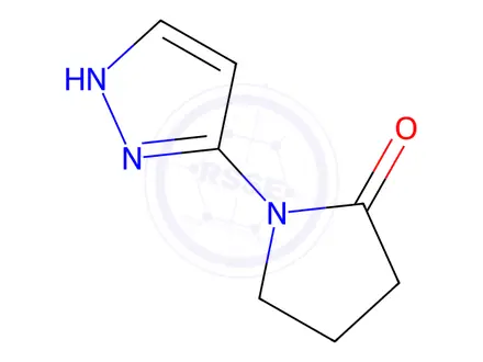 Chemical structure of 1-(1H-Pyrazol-5-yl)pyrrolidin-2-one