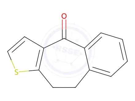 Chemical structure of 9,10-Dihydro-4H-benzo[4,5]cyclohepta[1,2-b]thiophen-4-one