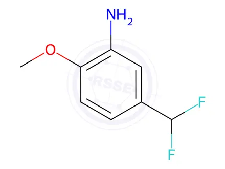 Chemical structure of 5-(Difluoromethyl)-2-methoxyaniline