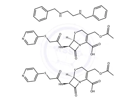 Chemical structure of Cephapirin Benzathine